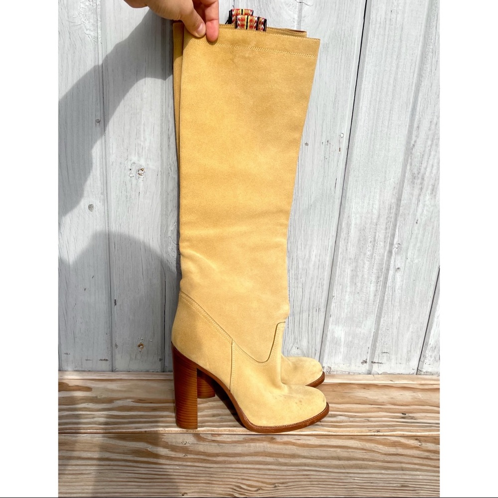 ETRO suede high heel boots size 40
